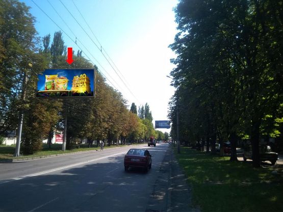 Фото рекламной плоскости по адресу Московская ул., 27, возле CТО