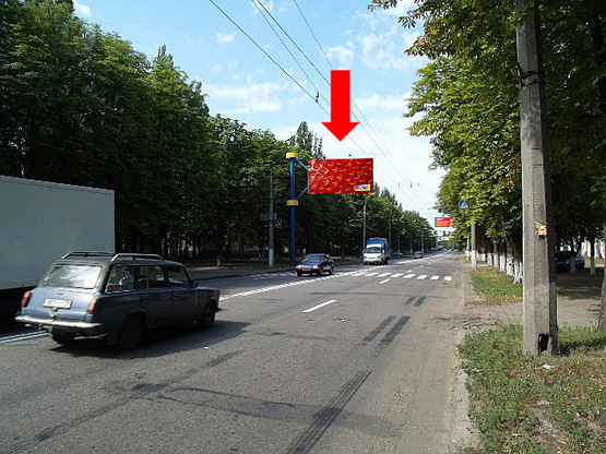 Фото рекламной плоскости по адресу Московская ул., 25-27