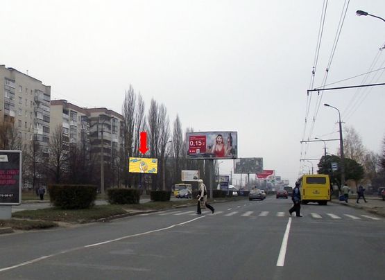 Фото рекламной плоскости по адресу Соборности пр., 6, возле супермаркета "Наш край"