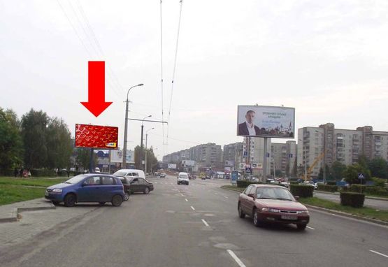 Фото рекламной плоскости по адресу Соборности пр., возле Приватбанка, напротив ЗАГСа