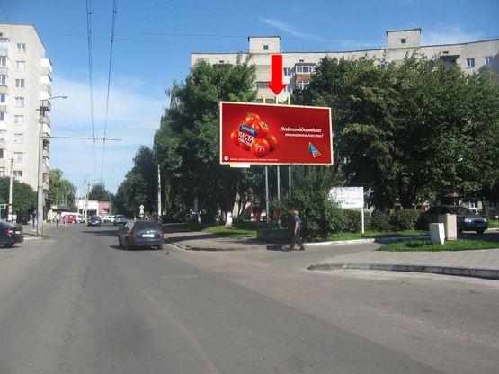 Фото рекламной плоскости по адресу Бенделиани ул., 1, возле супермаркета "Салют", в сторону Дружбы Народов бул.