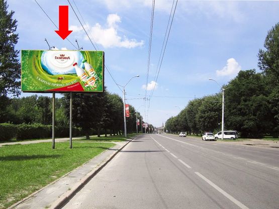 Фото рекламной плоскости по адресу Любинская ул., 164, в сторону аэропорта "Львов"