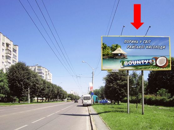 Фото рекламной плоскости по адресу Любинская ул., 164, в центр