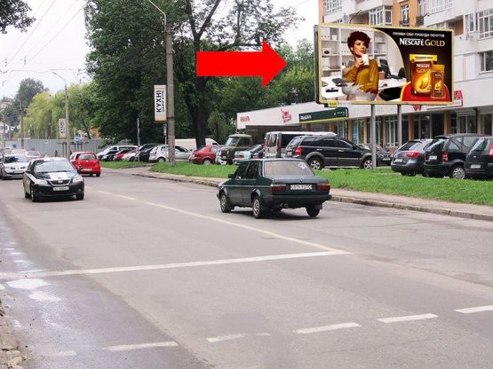 Фото рекламной плоскости по адресу Мазепы ул., 1 / Инструментальная ул., магазин "Инструмент"