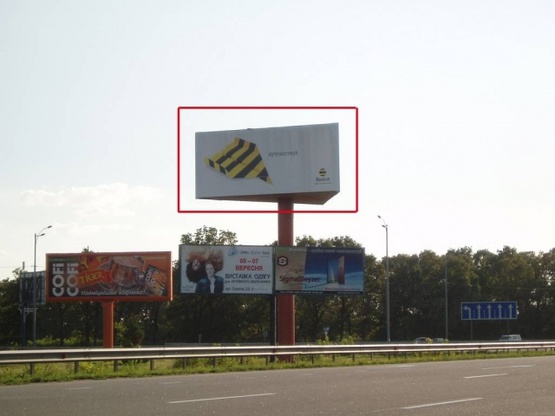 Фото рекламной плоскости по адресу Борисполь-юнипол(башня)