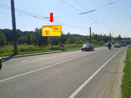 Фото рекламной плоскости по адресу Зеленая ул., выезд из города