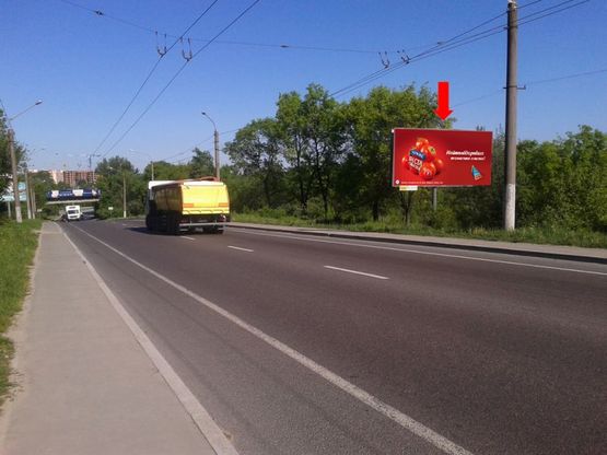 Фото рекламной плоскости по адресу Зеленая ул., въезд в город