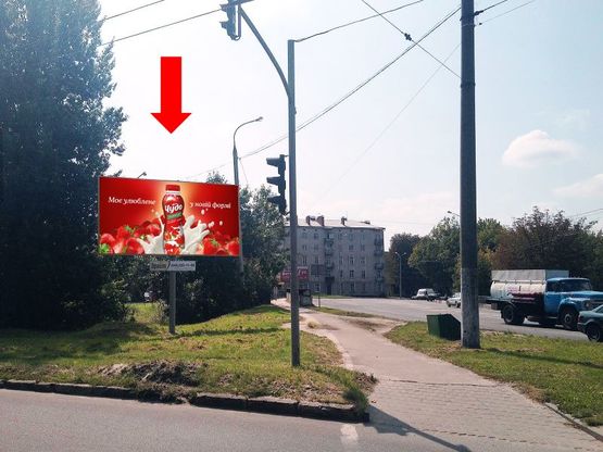 Фото рекламной плоскости по адресу Сяйво ул. / Городоцкая ул.