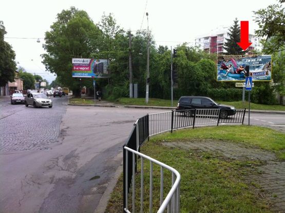 Фото рекламной плоскости по адресу Левандовская ул., 1 / Шевченко ул.