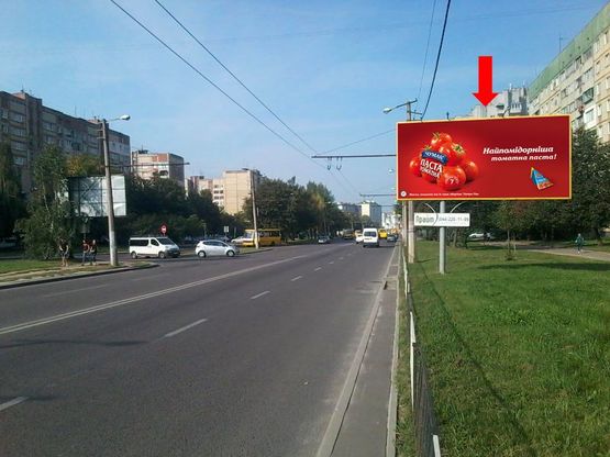 Фото рекламной плоскости по адресу Сиховская ул., 2