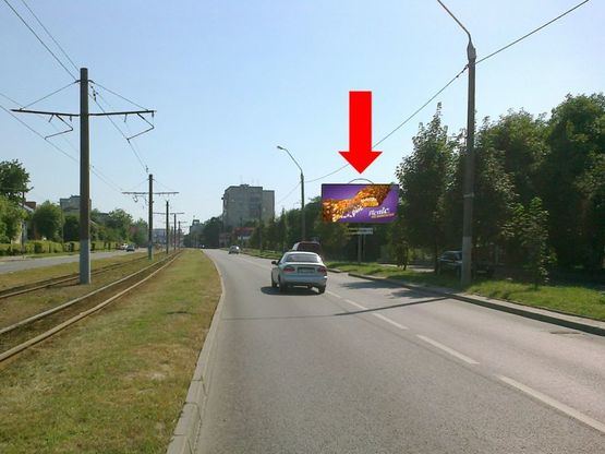 Фото рекламной плоскости по адресу Княгини Ольги ул., 39 / Музыки ул., из центра