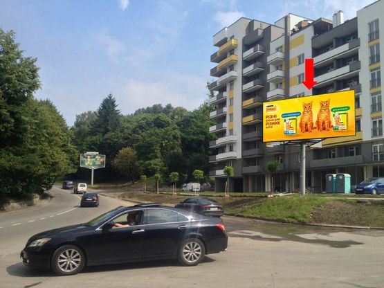 Фото рекламной плоскости по адресу Сахарова ул., 25 / Бойковская ул., возле "Кредобанка"