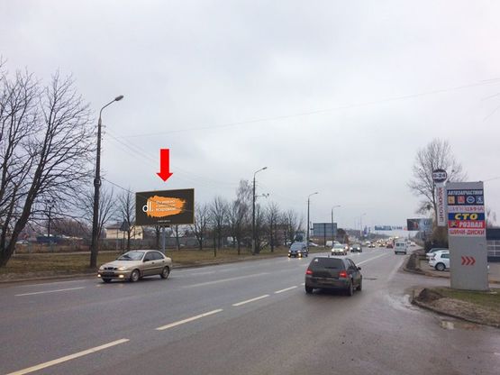 Фото рекламной плоскости по адресу Кульпарковская ул., 147, ТРЦ "Victoria Gardens", из центра