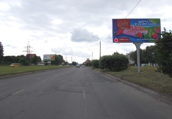 Фото рекламной плоскости по адресу Луганская ул., в сторону Красной Калины пр.