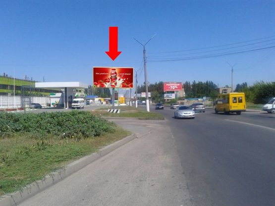 Фото рекламної площини за адресою Интернационалистов ул. / ул. Ленина