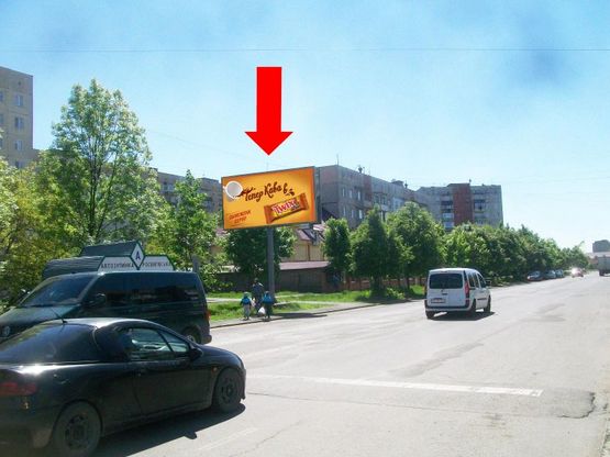 Фото рекламної площини за адресою Росвиговская ул., возле отеля "Лангер"