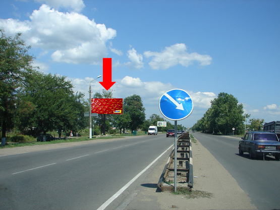 Фото рекламной плоскости по адресу Богоявленский пр. (бывш. Октябрьский пр.) / Гагарина ул., из центра