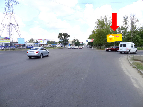 Фото рекламной плоскости по адресу Богоявленский пр. (бывш. Октябрьский пр.) / Строителей ул., в сторону Автовокзала