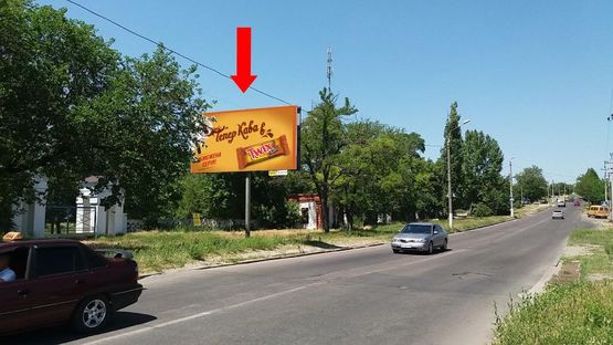 Фото рекламной плоскости по адресу Богоявленский пр. (бывш. Октябрьский пр.) / Торговая ул., возле парка "Молодежный", в центр