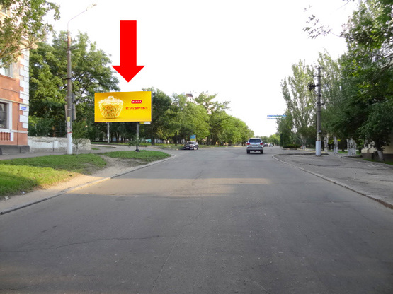 Фото рекламной плоскости по адресу Богоявленский пр. (бывш. Октябрьский пр.) / Ольшанцов ул., из центра