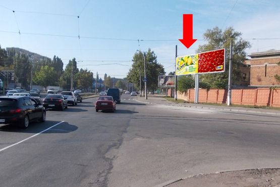 Фото рекламної площини за адресою Балковская ул., 2, возле АЗС "WOG", "БРСМ", развязка, левая