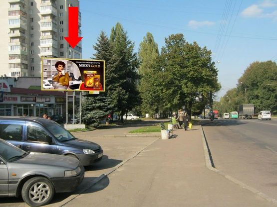 Фото рекламної площини за адресою Галицкого ул., возле магазина "Мисан", 500 м. до рынка "Андреевский"