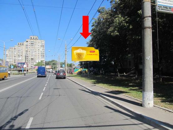 Фото рекламной плоскости по адресу СКД ул. / Харьковская ул., возле рынка "СКД"