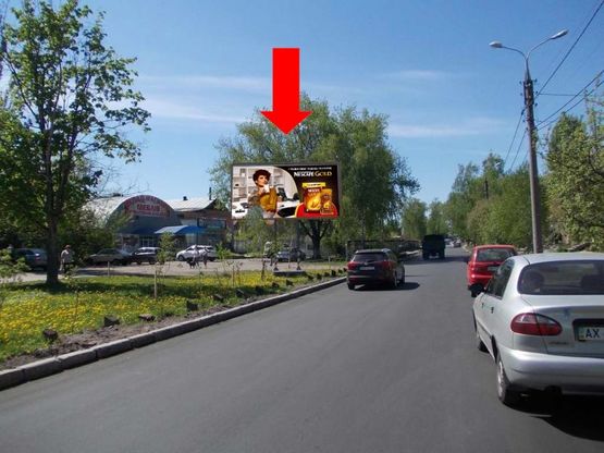 Фото рекламной плоскости по адресу 1-я Набережная ул. реки Стрелки, 28, возле Дома природы, центр