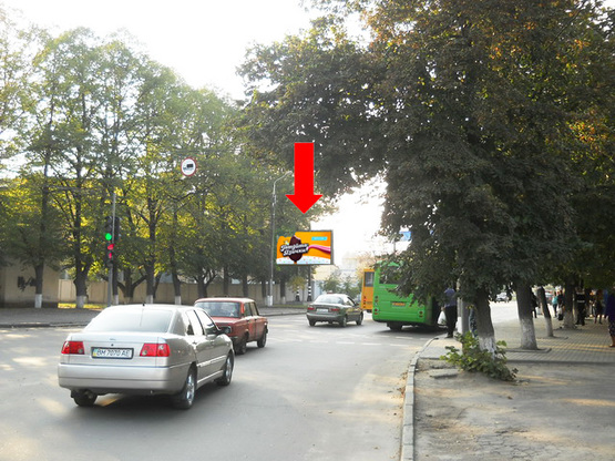 Фото рекламной плоскости по адресу Привокзальная ул. / Троицкая ул., возле супермаркета "Экомаркет"