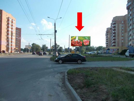 Фото рекламної площини за адресою Прокофьева ул., 46, в сторону 20-летия Победы ул.