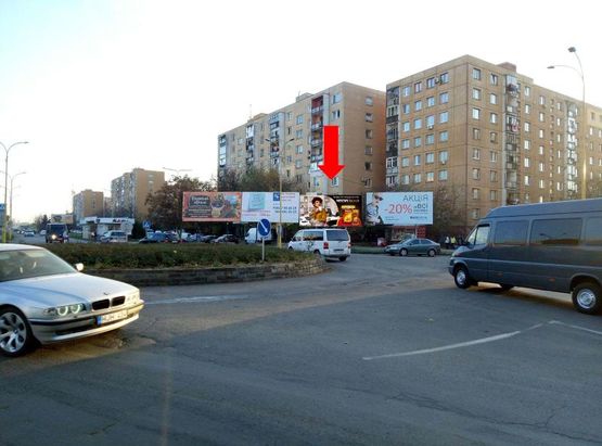 Фото рекламной плоскости по адресу Легоцкого ул. / ул. Заньковецкой, возле супермаркета "Вопак"
