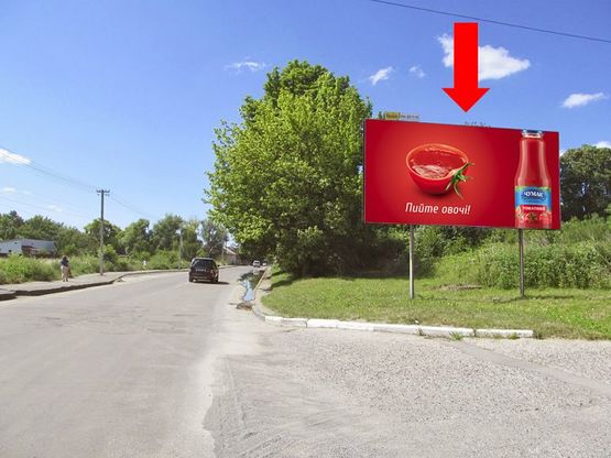 Фото рекламной плоскости по адресу Тимирязева ул. / ул. Бродлаковича, возле кардиоцентра, в центр