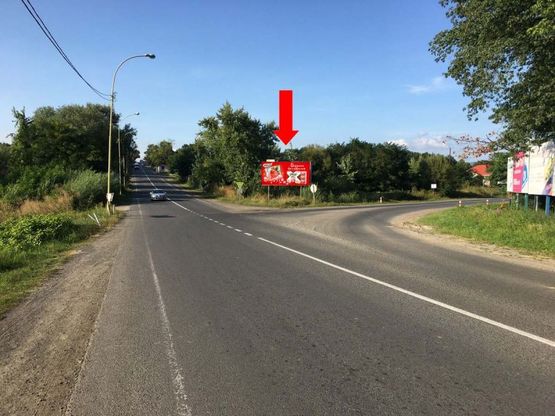 Фото рекламной плоскости по адресу Собранецкая ул., возле отеля “Пилигрим”, выезд в сторону Словакии