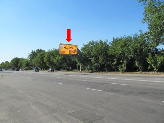 Фото рекламной плоскости по адресу Немировское шоссе, 187, в центр