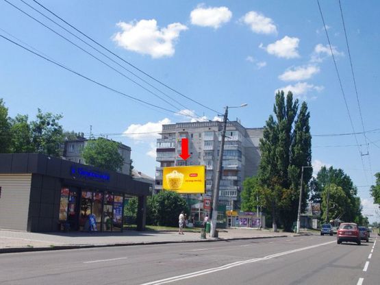 Фото рекламной плоскости по адресу Вокзальная ул., 16 / ул. Гоголевская, возле магазина "Вопак"