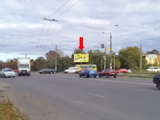 Фото рекламной плоскости по адресу Независимости пр. (бывш. ул. Ватутина), 126 / ул. Восточная, возле супермаркета "Метро"