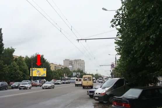 Фото рекламної площини за адресою Мира пр., 8, возле рынка  "Хмельники"