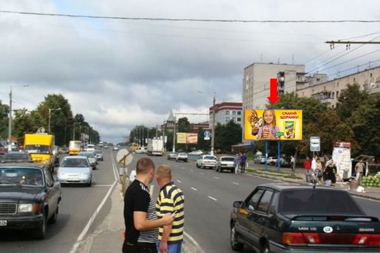 Фото рекламной плоскости по адресу Мира пр., 8, возле рынка "Хмельники"