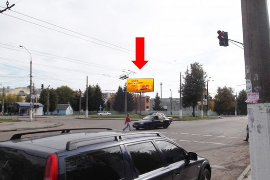 Фото рекламной плоскости по адресу Витрука ул. / ул. Циолковского, Полевая пл., возле ночного клуба "Марио"