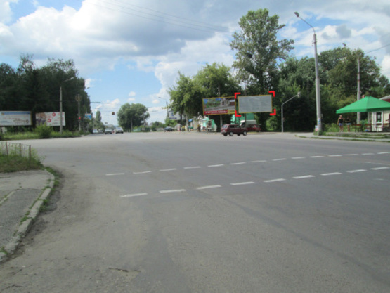 Фото рекламной плоскости по адресу вул. Незалежності – Юності, справа