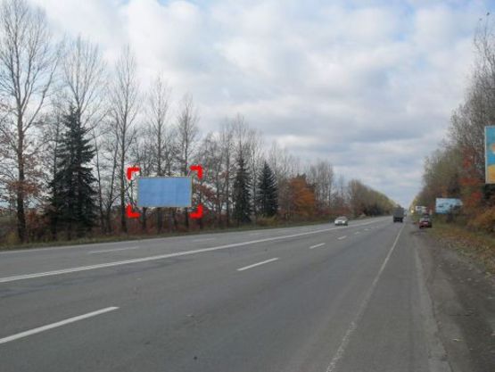 Фото рекламної площини за адресою с.Тисмениця  (поряд готель " княжий Двір")