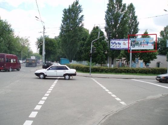 Фото рекламної площини за адресою Воздухофлотский проспект  (аэроп. Жуляны)