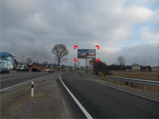 Фото рекламной плоскости по адресу с. Рясне-Руське (на Краковець), 4х8 м