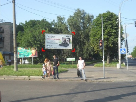 Фото рекламной плоскости по адресу вул. Гагаріна – Кн. Романа