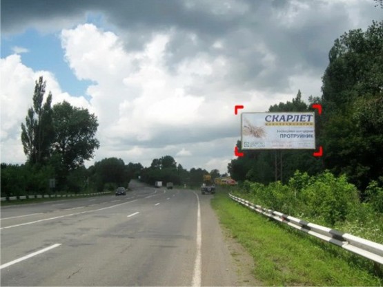 Фото рекламної площини за адресою с. Давидківці (напрямок на Вінницю), 4x8 м