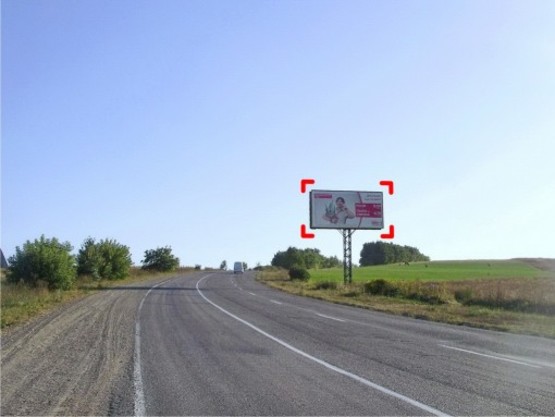 Фото рекламної площини за адресою с. Валя Кузьмина (напрямок на Сучаву), 4x8 м