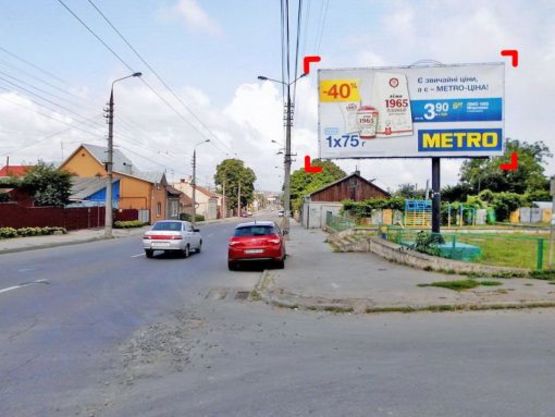 Фото рекламной плоскости по адресу вул. Руська – Батуринська