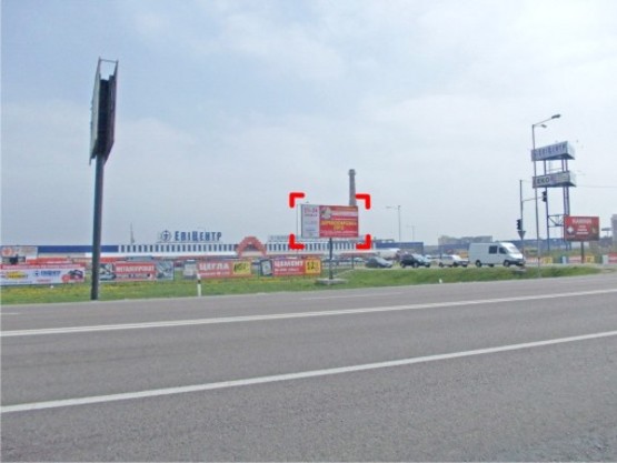 Фото рекламной плоскости по адресу вул. Городоцька, 302 (заїзд на ТЦ "Епіцентр", с. Зимна Вода), місце 8