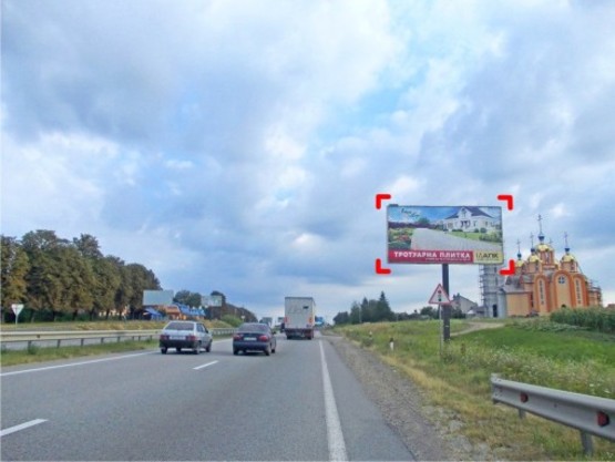 Фото рекламной плоскости по адресу с. Солонка (напрямок до Львова), місце 11