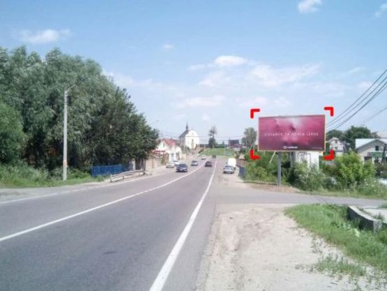 Фото рекламної площини за адресою с. Малехів, вул. Київська - вул. Франка